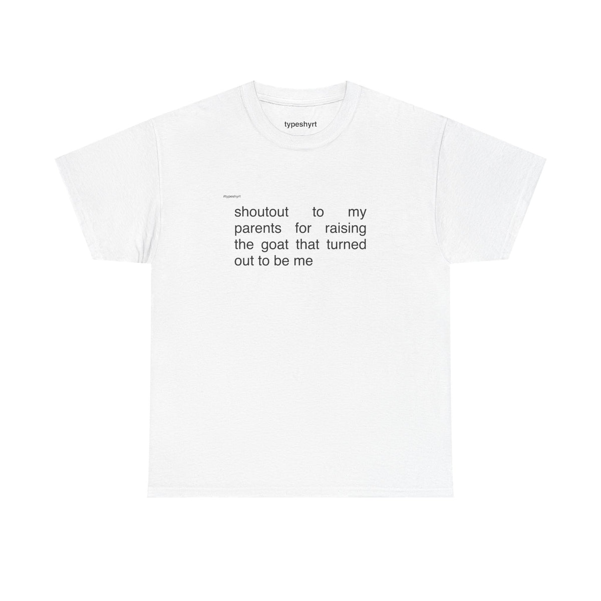raising the goat — graphic tee by Typeshyrt