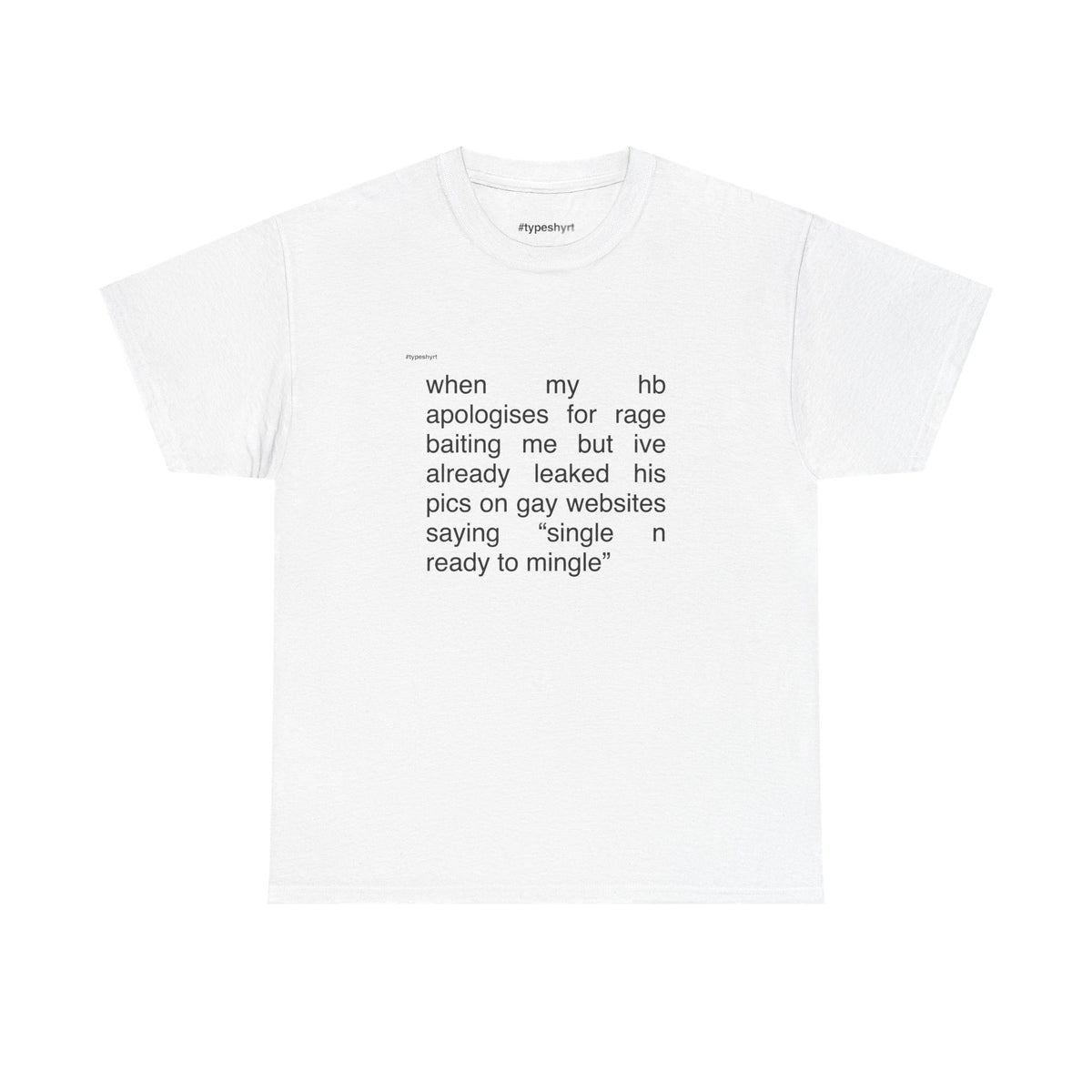 no take backs tee