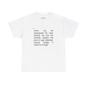 no take backs tee