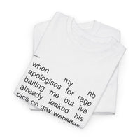 no take backs tee
